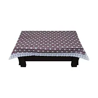 Glassiano Printed Waterproof Centre Table Cover with White Border Lace Size 40x60 Inch, SA41-thumb2