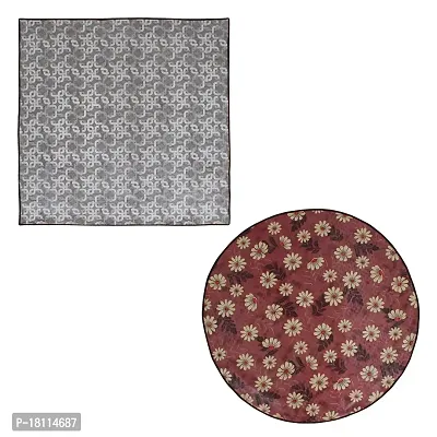 Glassiano Bed Server/Printed Waterproof and oilproof Bed Server Food mats/Combo Pack of 2