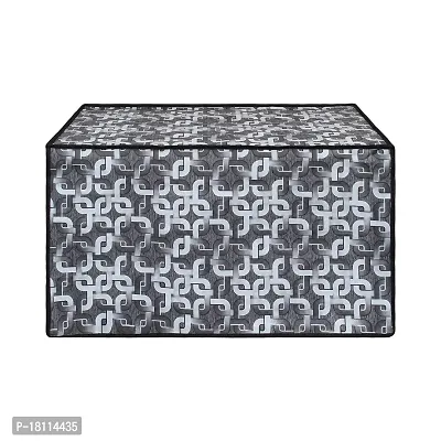 Glassiano Geometric Grey Printed Microwave Oven Cover for LG 28 Litre Convection Microwave Oven MC2846SL Silver-thumb4