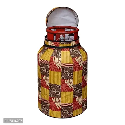 Glassiano Dustproof LPG PVC Gas Cylinder Cover (Height x Width 25 x21 ) - S01