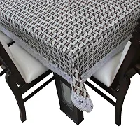 Glassiano Printed Waterproof Dinning Table Cover 6 Seater Size 60x90 Inch, S09-thumb2