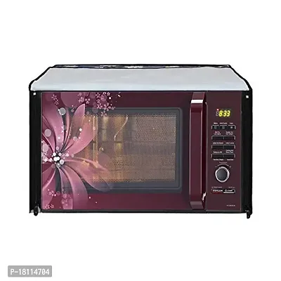 Glassiano Printed Microwave Oven Cover for IFB 25 L Convection Model (25SC4, Metallic Silver)-thumb5