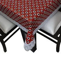 Glassiano Printed Waterproof Dinning Table Cover 6 Seater Size 60x90 Inch, S11-thumb2