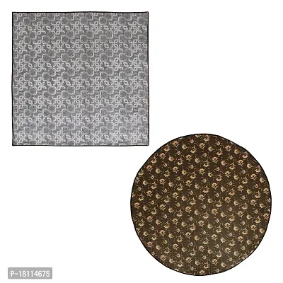 Glassiano Bed Server/Printed Waterproof and oilproof Bed Server Food mats/Combo Pack of 2