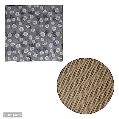 Glassiano Bed Server/Printed Waterproof and oilproof Bed Server Food mats/Combo Pack of 2