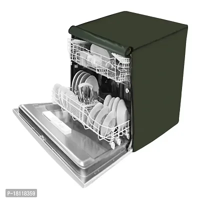 Glassiano Dishwasher Cover for Siemens SN26L801IN / SN256I01GI Standing 12 Place, Military-thumb0