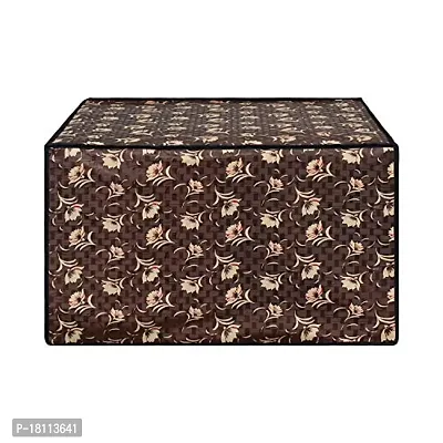 Glassiano Floral Brown Printed Microwave Oven Cover for IFB 30 Litre Convection Microwave Oven 30SC4 Metallic Silver-thumb4