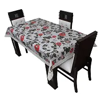 Glassiano Printed Waterproof Dinning Table Cover 4 Seater Size 52x76 Inch, S21-thumb3