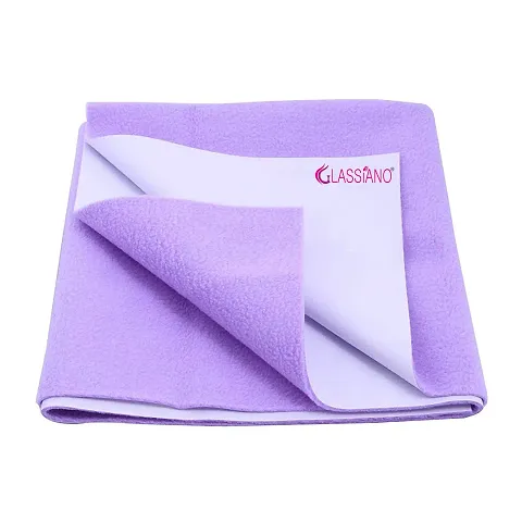 Glassiano Star Waterproof Reusable Mat Underpad Absorbent Sheets Mattress Protector (Large-100cm X 140cm Color-Violet)