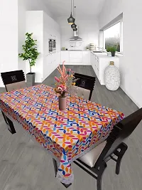 Glassiano Table Cloth |Center Table Cover |Round Table Cover |Cover for Kitchen Table/Dining Table Cover for Wedding Party (Size:-40inch x 60 Inch) Multicolor-Print 1-thumb2