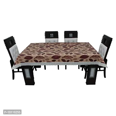 Glassiano Printed Waterproof Dinning Table Cover 6 Seater Size 60x90 Inch, S19-thumb2