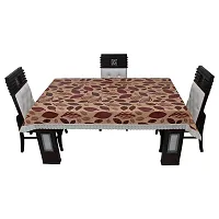 Glassiano Printed Waterproof Dinning Table Cover 4 Seater Size 52x76 Inch, S19-thumb3