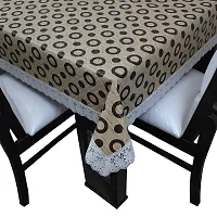 Glassiano Printed Waterproof Dinning Table Cover 4 Seater Size 52x76 Inch, S02 Multicolor-thumb2