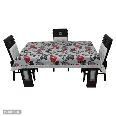 Glassiano Printed Waterproof Dinning Table Cover 4 Seater Size 52x76 Inch, S21-thumb2