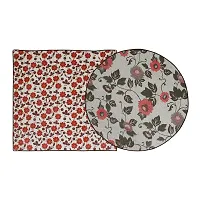 Glassiano Bed Server/Printed Waterproof and oilproof Bed Server Food mats/Combo Pack of 2-thumb1