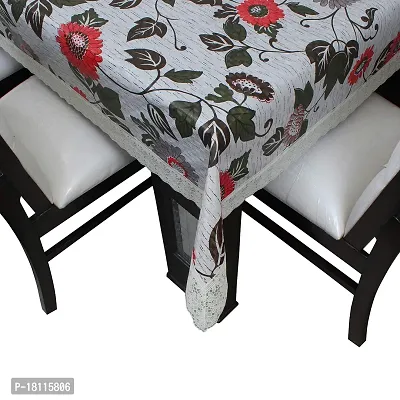 Glassiano Printed Waterproof Dinning Table Cover 4 Seater Size 52x76 Inch, S21-thumb3