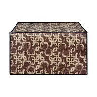 Glassiano Geometric Gold Printed Microwave Oven Cover for IFB 25 Litre Convection (25SC3, Metallic Silver)-thumb4