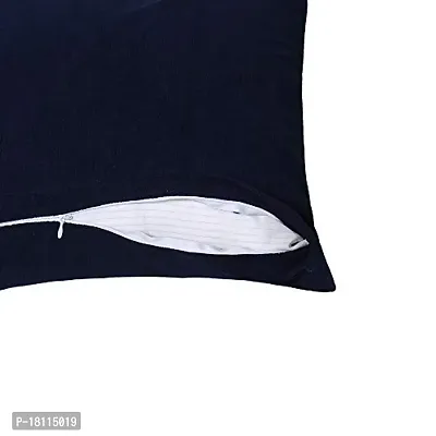 Glassiano Waterproof  Dustproof Cushion Cover 16x16 Set of 5, Blue-thumb5