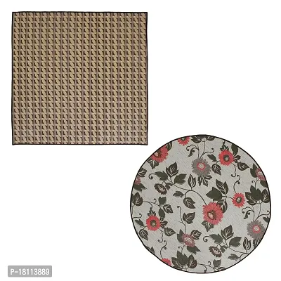 Glassiano Bed Server/Printed Waterproof and oilproof Bed Server Food mats/Combo Pack of 2