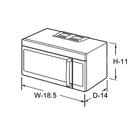 Glassiano Microwave Oven Cover for Morphy Richards 25 Litre Convection Microwave Oven 25 CG, Silver-thumb3