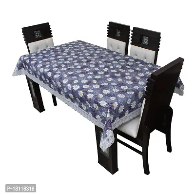 Glassiano Printed Waterproof Dinning Table Cover 8 Seater Size 60x108 Inch, S10-thumb4