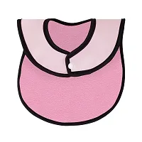 Glassiano Waterproof Baby Bibs Apron for Baby Boy and Baby Girl (Pack Of 3 for 0 month to 2 years), Pink-thumb2