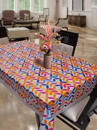 Glassiano Table Cloth |Center Table Cover |Round Table Cover |Cover for Kitchen Table/Dining Table Cover for Wedding Party (Size:-40inch x 60 Inch) Multicolor-Print 1-thumb3
