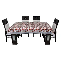 Glassiano Printed Waterproof Dinning Table Cover 6 Seater Size 60x90 Inch, S20-thumb3