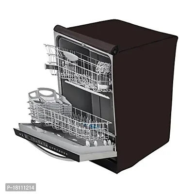 Glassiano Dishwasher Cover for Bosch 12 Place Settings Free Standing Model, Coffee-thumb0