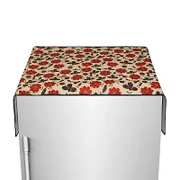 Glassiano Fridge Top Cover with 6 Pockets-thumb1