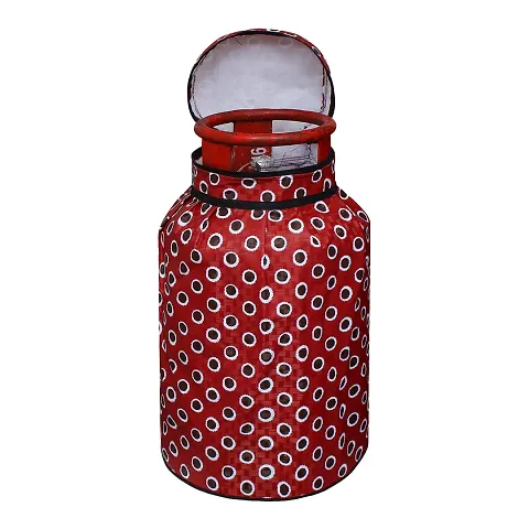 Glassiano Dustproof LPG Gas Cylinder Cover (Height x Width 25""x21"")