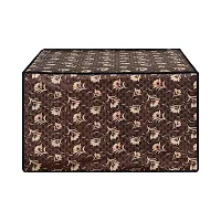 Glassiano Floral Brown Printed Microwave Oven Cover for Bajaj MTBX 2016 20 Litre Grill Microwave Oven Black-thumb4