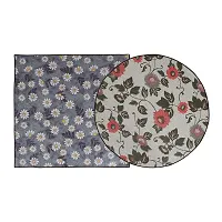 Glassiano Bed Server/Printed Waterproof and oilproof Bed Server Food mats/Combo Pack of 2-thumb1