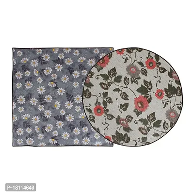 Glassiano Bed Server/Printed Waterproof and oilproof Bed Server Food mats/Combo Pack of 2-thumb2