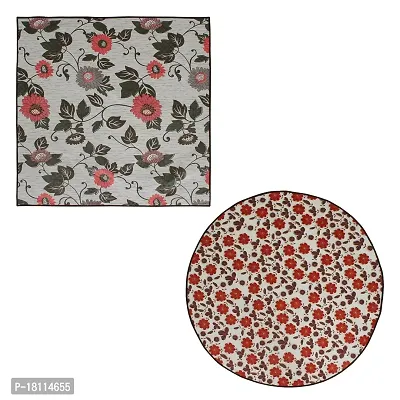 Glassiano Bed Server/Printed Waterproof and oilproof Bed Server Food mats/Combo Pack of 2