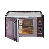 Glassiano Microwave Oven Cover for IFB 30 L Convection Microwave Oven 30FRC2 Floral Pattern (Multicolour)-thumb3