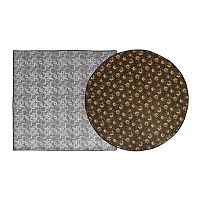 Glassiano Bed Server/Printed Waterproof and oilproof Bed Server Food mats/Combo Pack of 2-thumb1