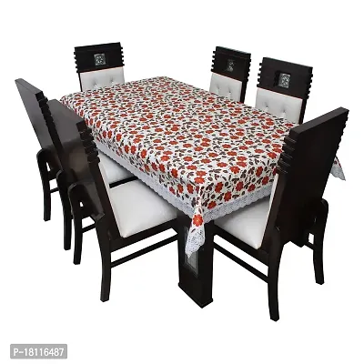 Glassiano Printed Waterproof Dinning Table Cover 6 Seater Size 60x90 Inch, S20