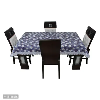 Glassiano Printed Waterproof Dinning Table Cover 4 Seater Size 52x76 Inch, S10-thumb4