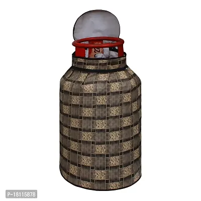 Glassiano Dustproof LPG PVC Gas Cylinder Cover (Height x Width 25x21) - S40