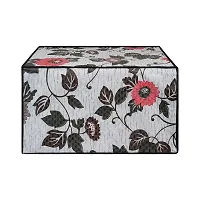 Glassiano Floral and Multi Printed Microwave Oven Cover for LG 28 Litre Convection Microwave Oven MC2886BRUM, Black-thumb4
