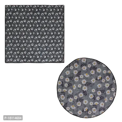 Glassiano Bed Server/Printed Waterproof and oilproof Bed Server Food mats/Combo Pack of 2