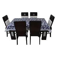 Glassiano Printed Waterproof Dinning Table Cover 8 Seater Size 60x108 Inch, S10-thumb4