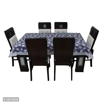 Glassiano Printed Waterproof Dinning Table Cover 8 Seater Size 60x108 Inch, S10-thumb5