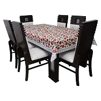 Glassiano Printed Waterproof Dinning Table Cover 6 Seater Size 60x90 Inch, S20-thumb1