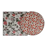 Glassiano Bed Server/Printed Waterproof and oilproof Bed Server Food mats/Combo Pack of 2-thumb1