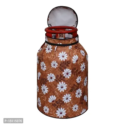 Glassiano Dustproof LPG PVC Gas Cylinder Cover (Height x Width 25x21) - S49