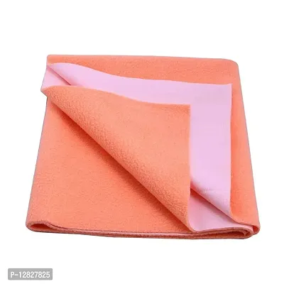 Waterproof Reusable Ultra Absorbant Craddle Baby Dry Sheet ( Medium-70cm X 100cm Color-Peach)-thumb0