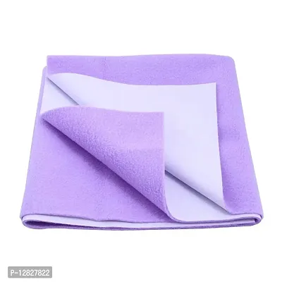 Waterproof Reusable Instadry Baby Cot Sheet ( Medium-70cm X 100cm Color-Violet)-thumb0