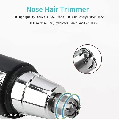 Nose Hair Trimmer for Men Women | Dual-edge Blades | Painless Electric Nose and Ear Hair Trimmer Eyebrow Clipper, Waterproof, Eco-/Travel-/User-Friendly-thumb4